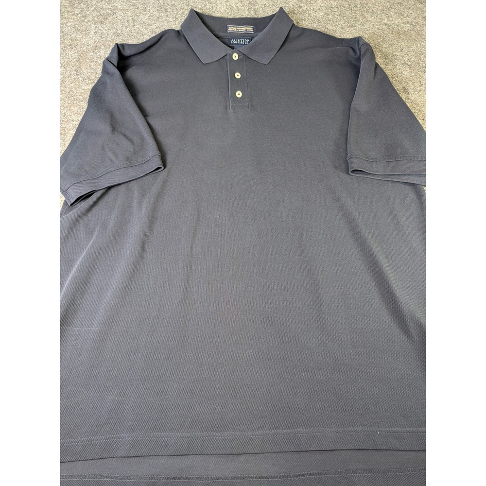 Austin Clothing Co Mens XXL Navy Blue Cotton Ultimate Performance Polo Shirt